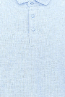 Mavi Polo Yaka Regular Fit Desenli T-shirt