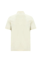 Açık Bej Polo Yaka Regular Fit Pamuklu Keten T-shirt