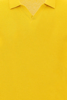 Hardal Polo Yaka Regular Fit Pamuklu T-shirt