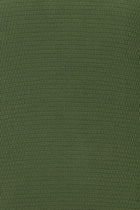 Yağ Yeşili-Olive Bisiklet Yaka Slim Fit Dar Kesim Pamuklu Triko Kazak