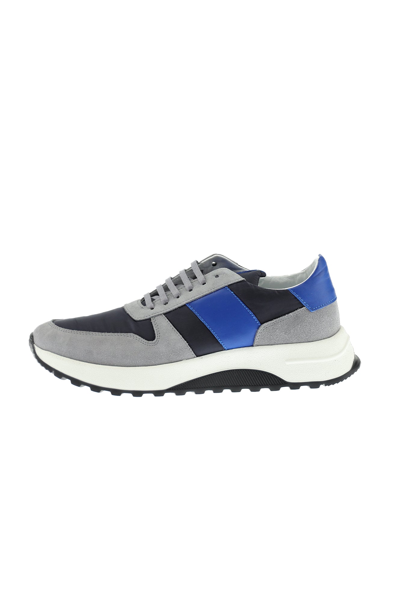 Orta Gri Sneaker Deri Ayakkab?-Abdullah Ki??l?