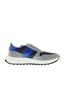 Orta Gri Sneaker Deri Ayakkab?-Abdullah Ki??l?