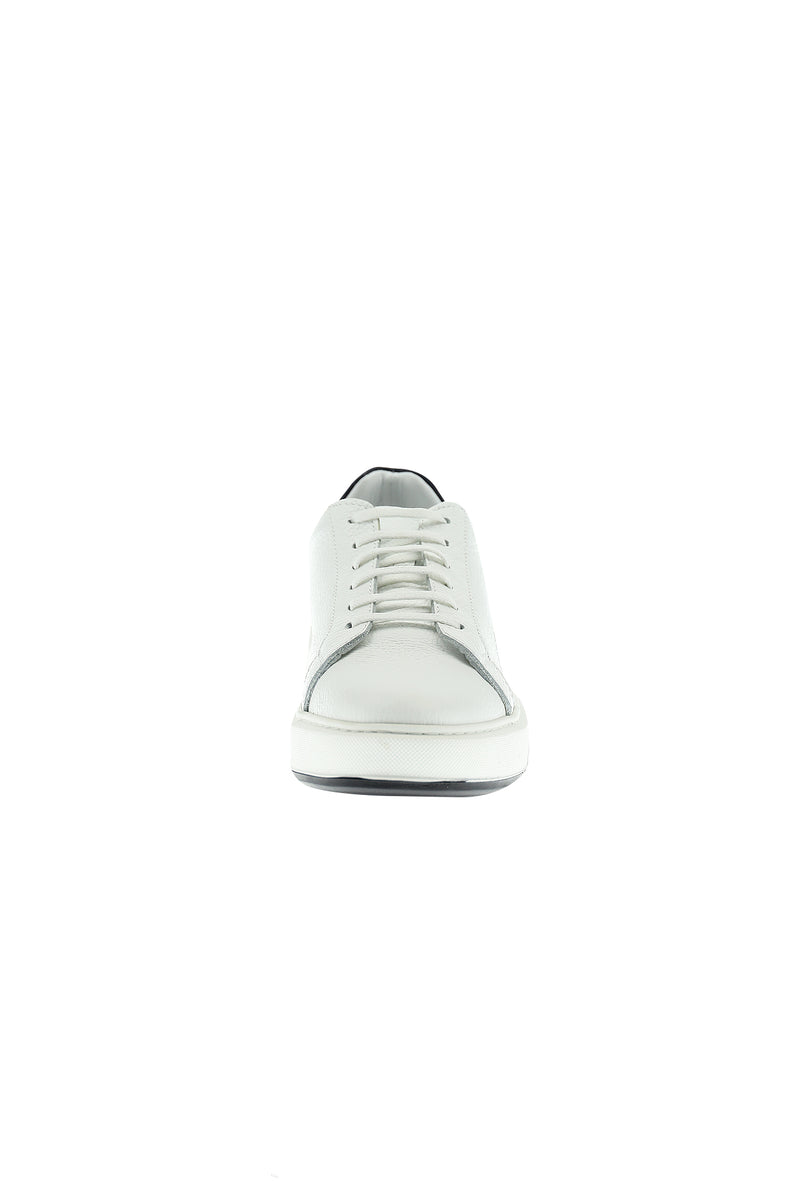 Beyaz Sneaker Deri Ayakkabı