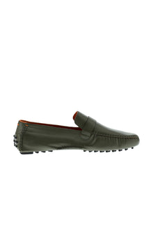 Koyu Yeşil Casual Loafer Deri Ayakkabı