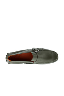 Koyu Yeşil Casual Loafer Deri Ayakkabı