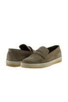 Orta Bej Süet Casual Loafer Deri Espadril Ayakkab?-Abdullah Ki??l?