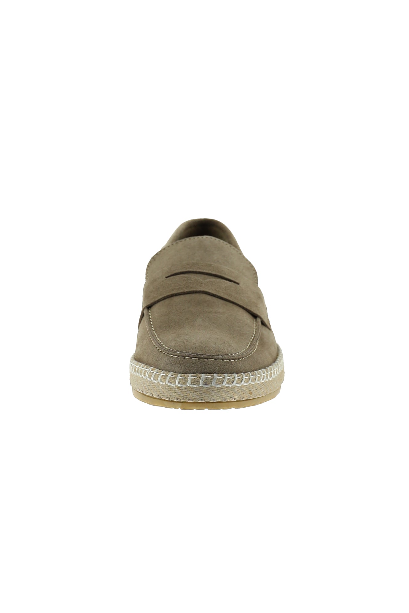 Orta Bej Süet Casual Loafer Deri Espadril Ayakkab?-Abdullah Ki??l?