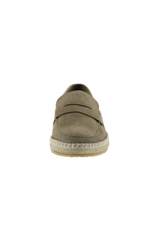 Orta Bej Süet Casual Loafer Deri Espadril Ayakkab?-Abdullah Ki??l?