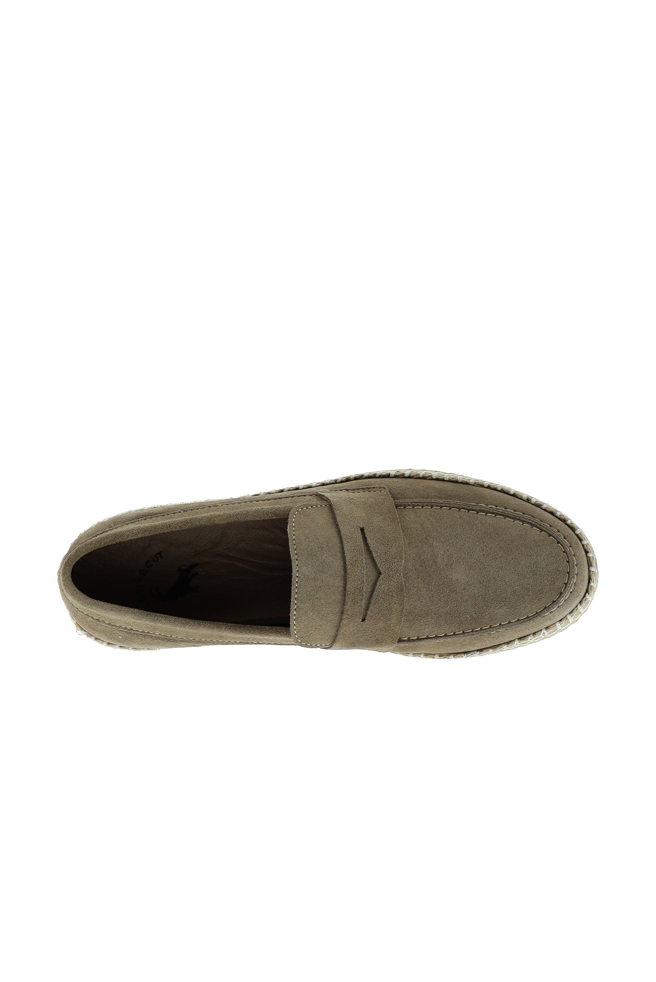 Orta Bej Süet Casual Loafer Deri Espadril Ayakkab?-Abdullah Ki??l?