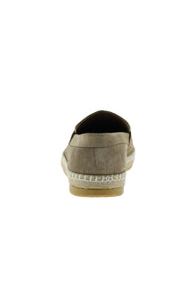 Orta Bej Süet Casual Loafer Deri Espadril Ayakkab?-Abdullah Ki??l?