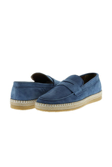 Mint Ye?ili Süet Casual Loafer Deri Espadril Ayakkab?-Abdullah Ki??l?