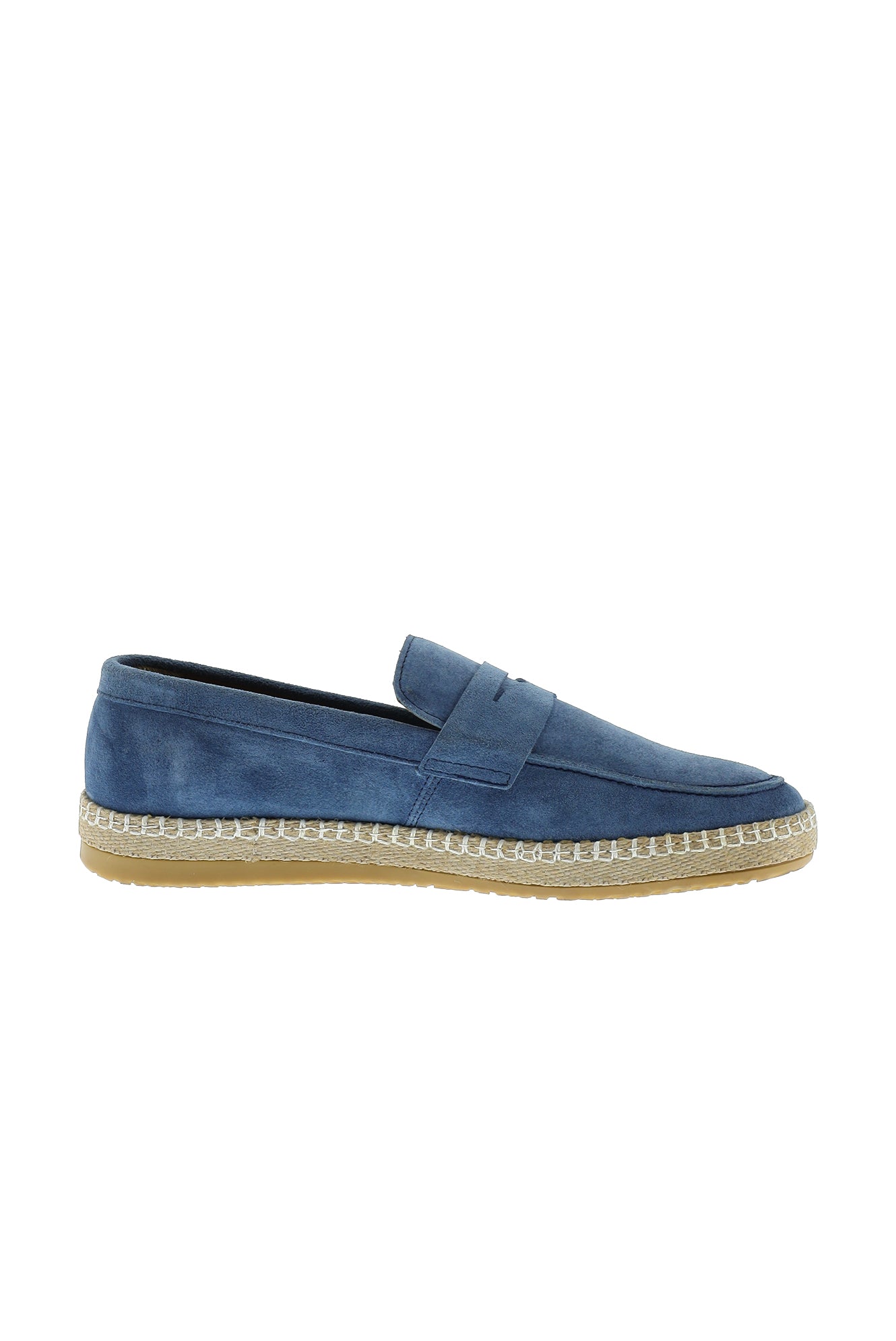 Mint Ye?ili Süet Casual Loafer Deri Espadril Ayakkab?-Abdullah Ki??l?