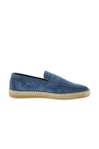 Mint Ye?ili Süet Casual Loafer Deri Espadril Ayakkab?-Abdullah Ki??l?