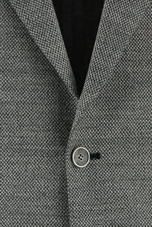 Koyu Füme Regular Fit Yünlü Desenli Ceket