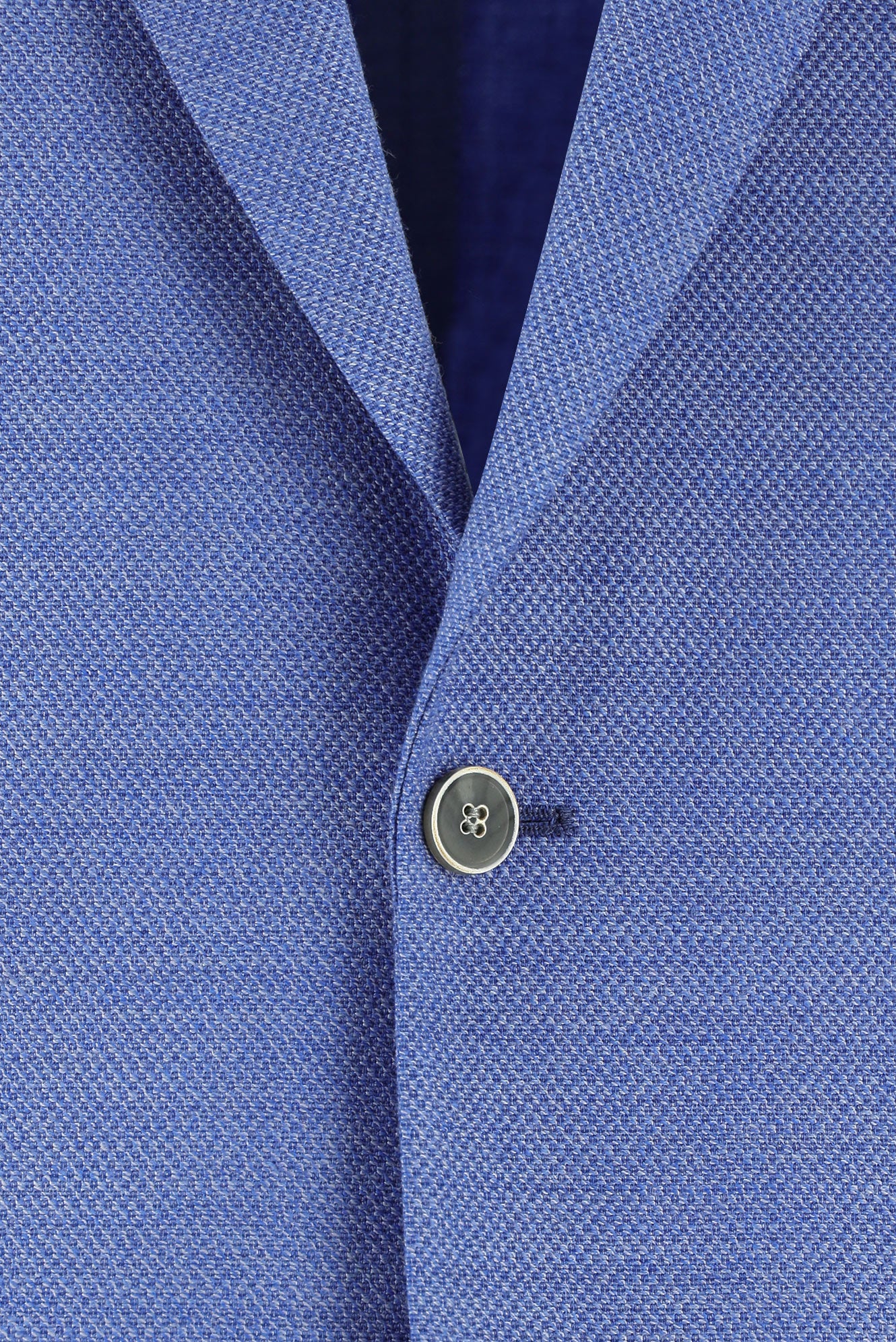 Mavi Regular Fit Yünlü Desenli Ceket