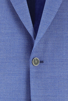 Mavi Regular Fit Yünlü Desenli Ceket