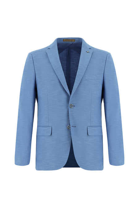 Mavi Super Slim Fit Ekstra Dar Kesim Yünlü Klasik Ceket