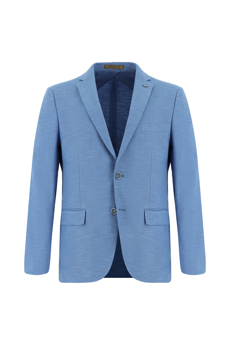 Mavi Super Slim Fit Ekstra Dar Kesim Yünlü Klasik Ceket
