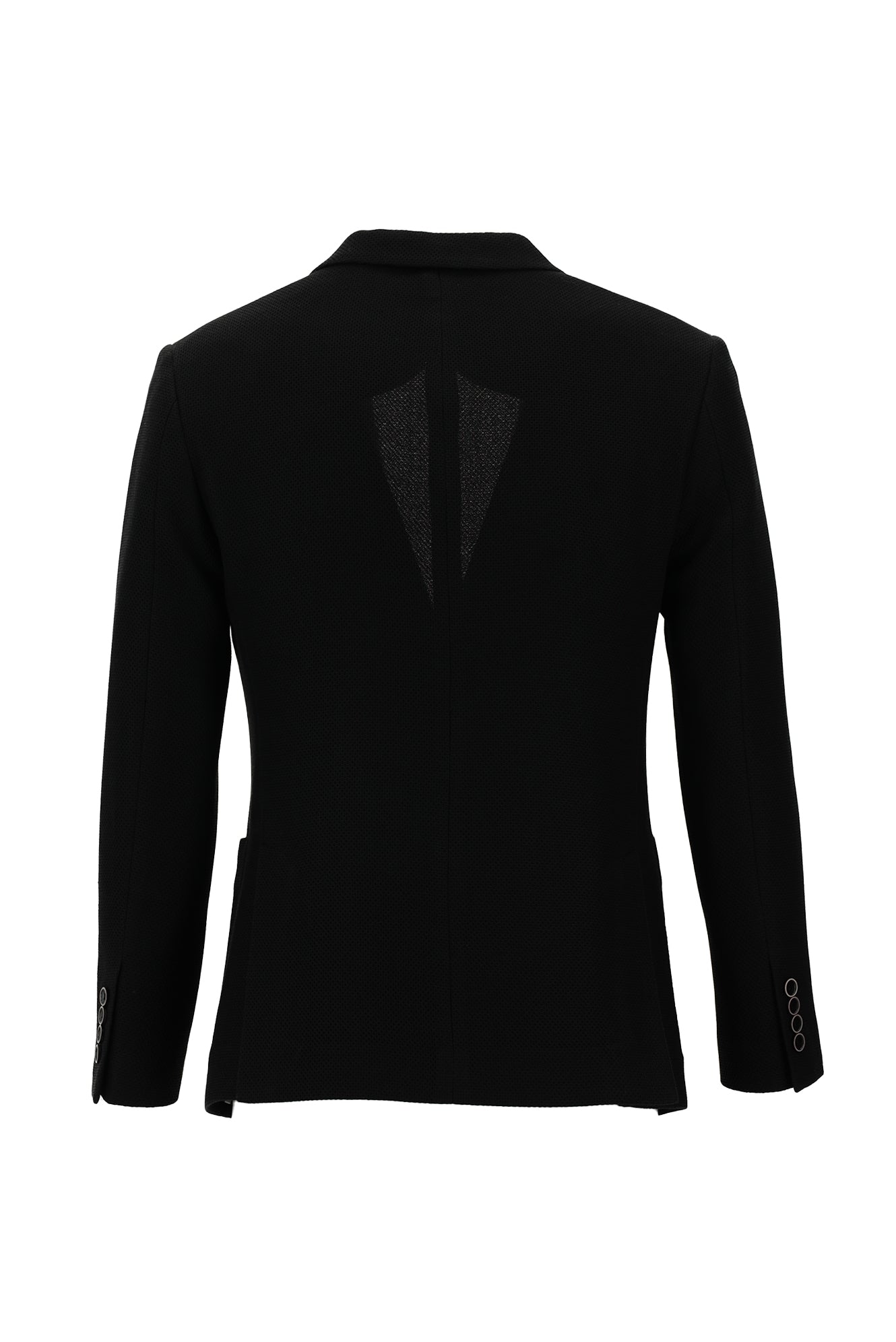 Siyah 7 Drop Super Slim Fit Eksra Dar Kesim Klasik Ceket-Abdullah Ki??l?