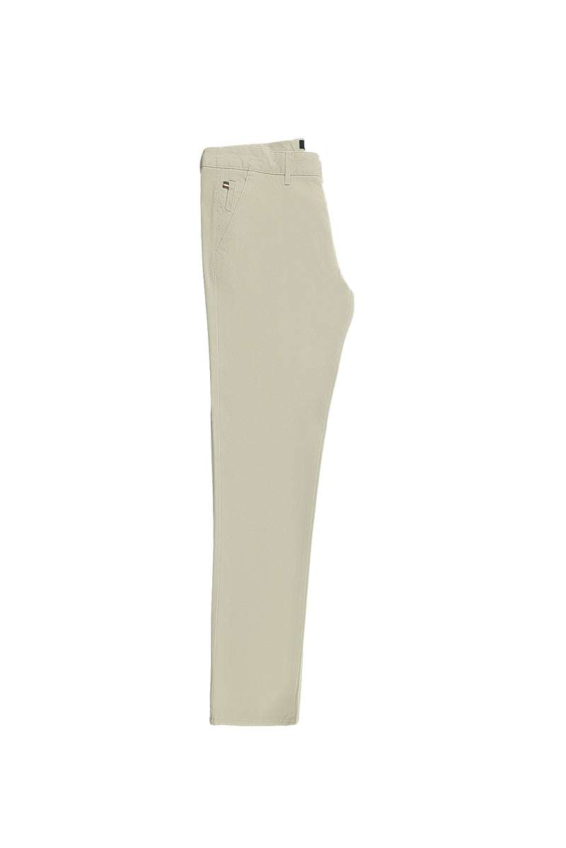 Açık Vizon Relax Fit Rahat Kesim Likralı Kanvas / Chino Pantolon