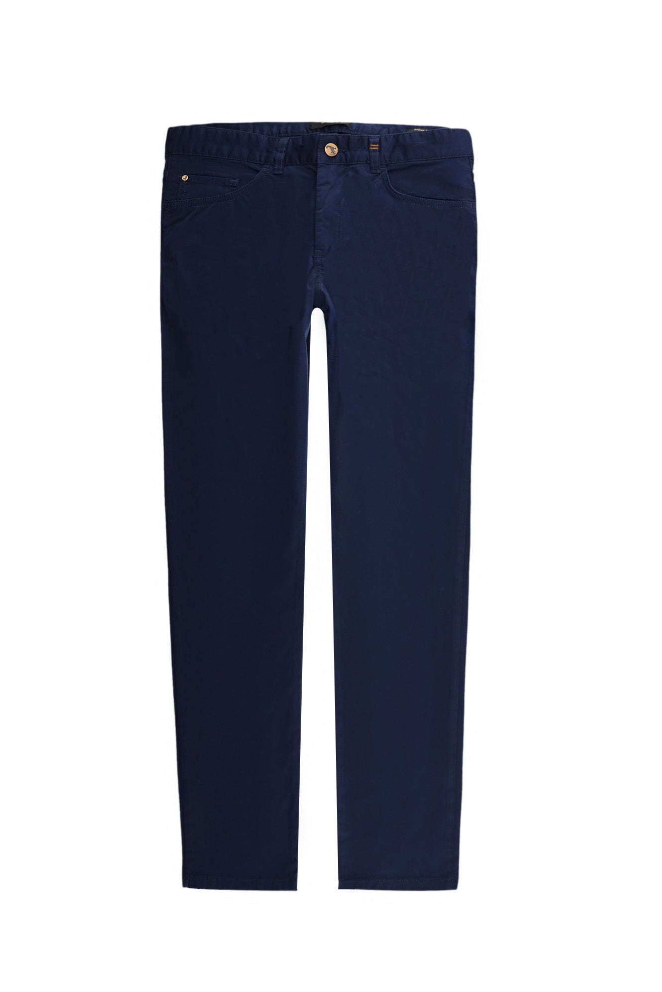 Açık Lacivert Regular Fit Likralı Kanvas / Chino Pantolon