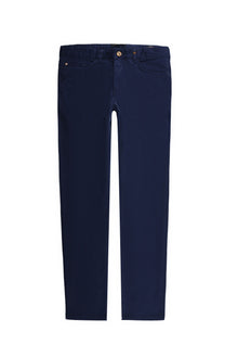 Açık Lacivert Relaxed Fit Rahat Kesim Likralı Kanvas / Chino Pantolon