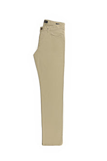 Orta Bej Regular Fit Likralı Kanvas / Chino Pantolon