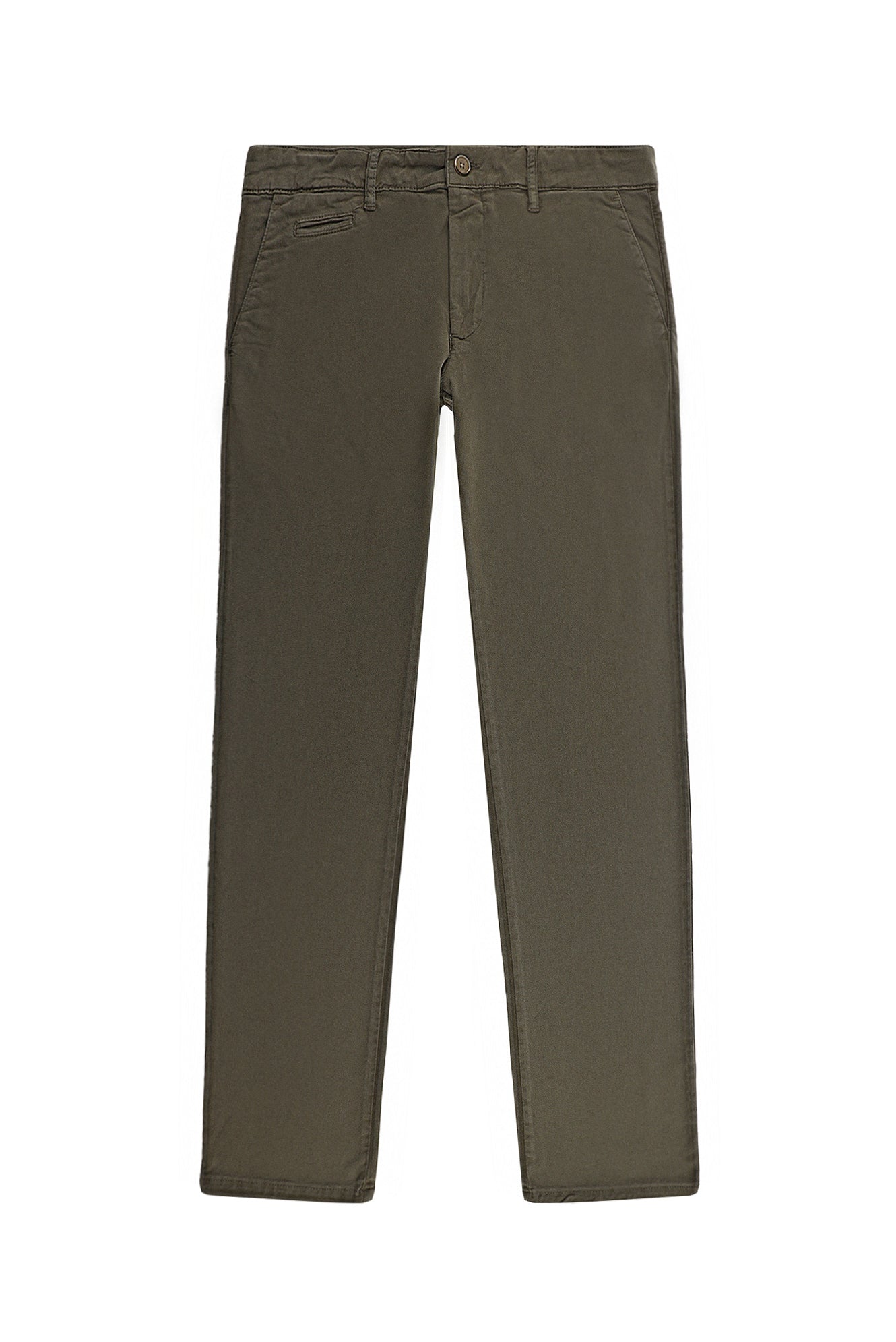 Açık Haki Regular Fit Likralı Kanvas / Chino Pantolon