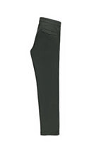 Koyu Haki Regular Fit Likralı Kanvas / Chino Pantolon