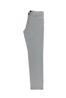 Açık Gri Regular Fit Likralı Kanvas / Chino Pantolon