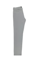 Aç?k Gri Slim Fit Dar Kesim Likral? Kanvas / Chino Pantolon-Abdullah Ki??l?