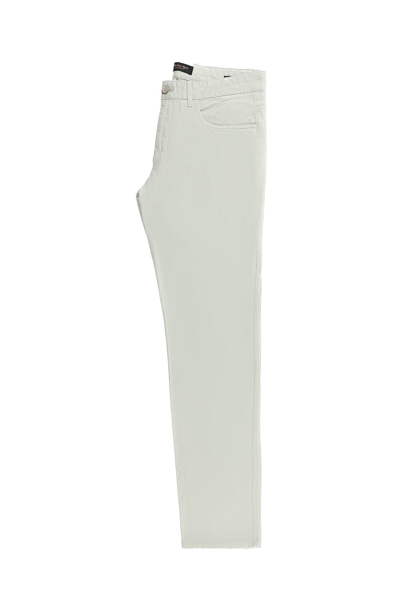 Ekru Slim Fit Dar Kesim Likralı Kanvas / Chino Pantolon