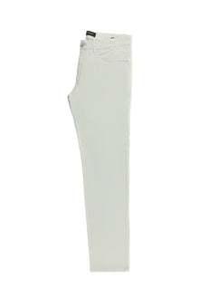 Ekru Slim Fit Dar Kesim Likralı Kanvas / Chino Pantolon