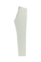 Ekru Slim Fit Dar Kesim Likralı Kanvas / Chino Pantolon