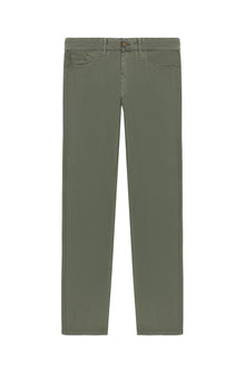 Orta Haki Regular Fit Likralı Kanvas / Chino Pantolon