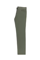 Orta Haki Regular Fit Likralı Kanvas / Chino Pantolon