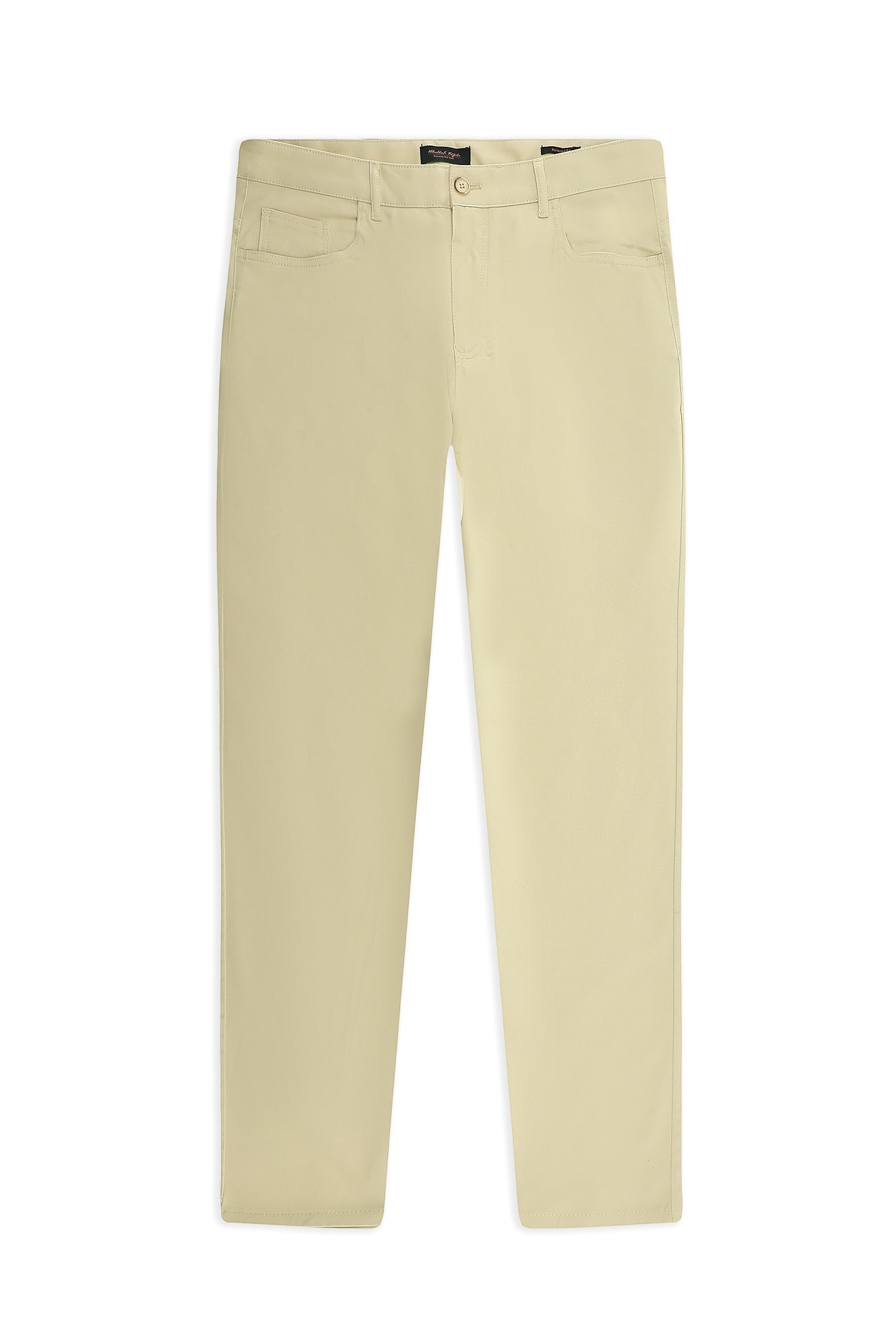 Açık Bej Relaxed Fit Rahat Kesim Likralı Kanvas / Chino Pantolon