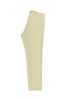 Açık Bej Relaxed Fit Rahat Kesim Likralı Kanvas / Chino Pantolon