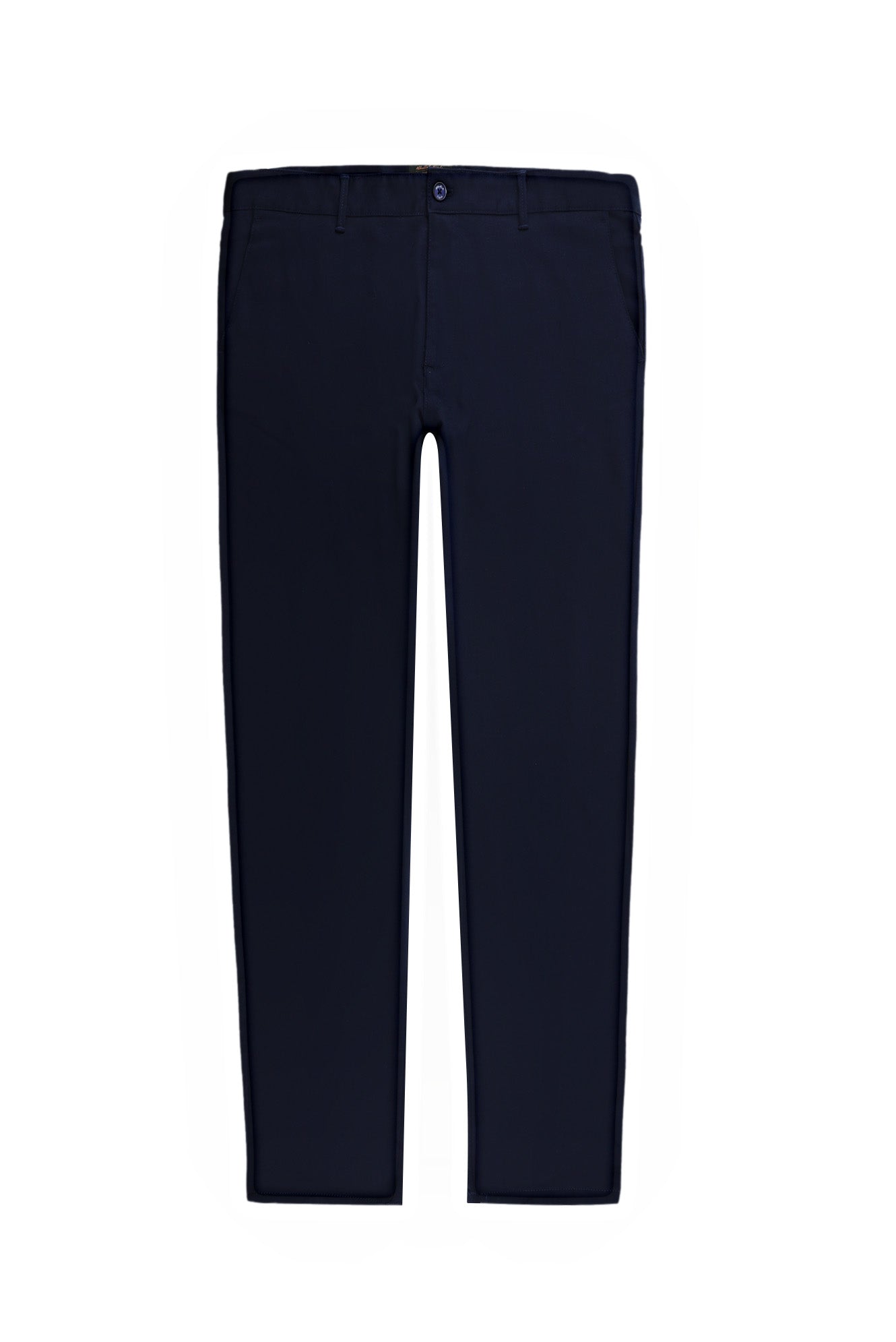 Koyu Lacivert Relaxed Fit Rahat Kesim Likralı Kanvas / Chino Pantolon