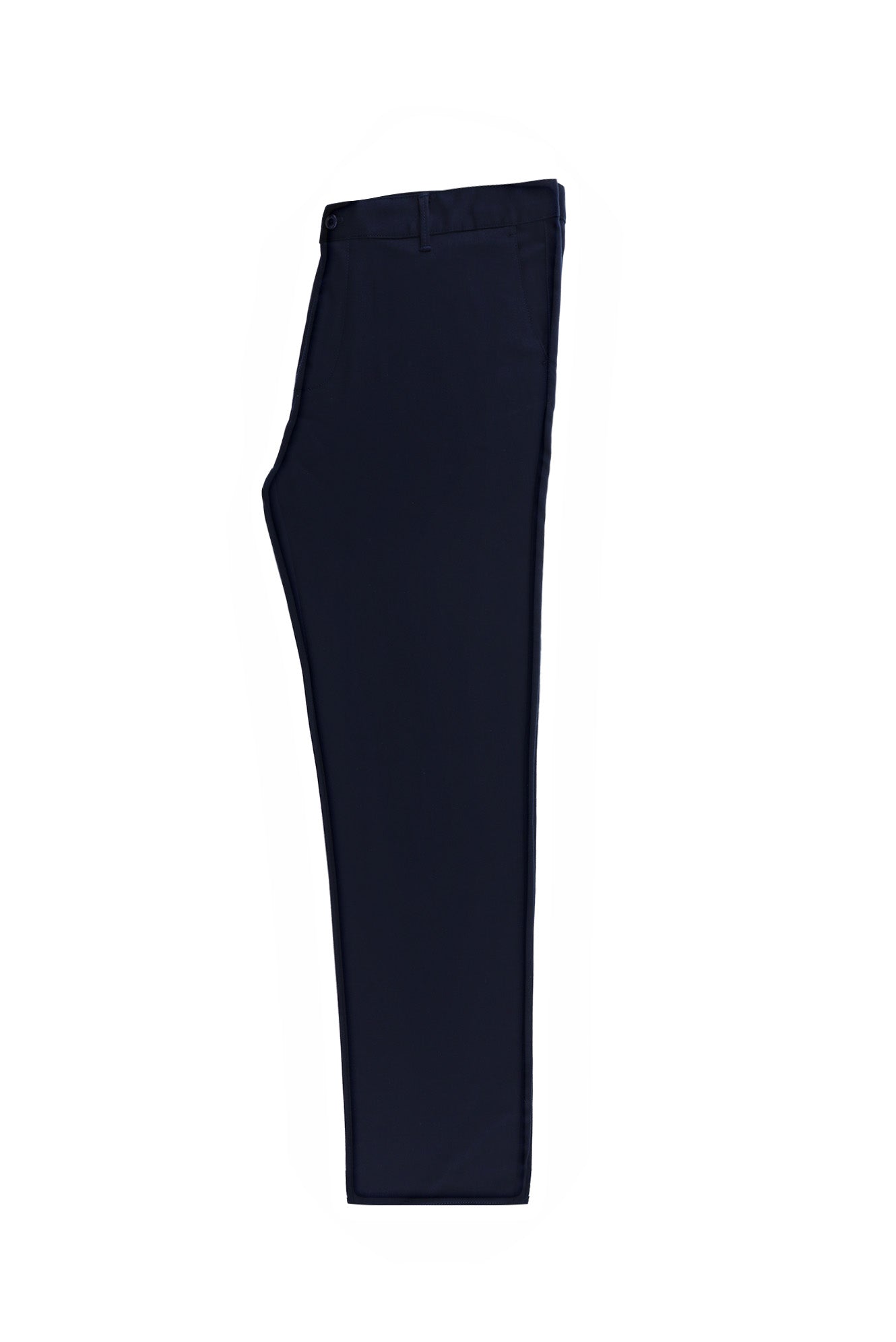 Koyu Lacivert Relaxed Fit Rahat Kesim Likralı Kanvas / Chino Pantolon