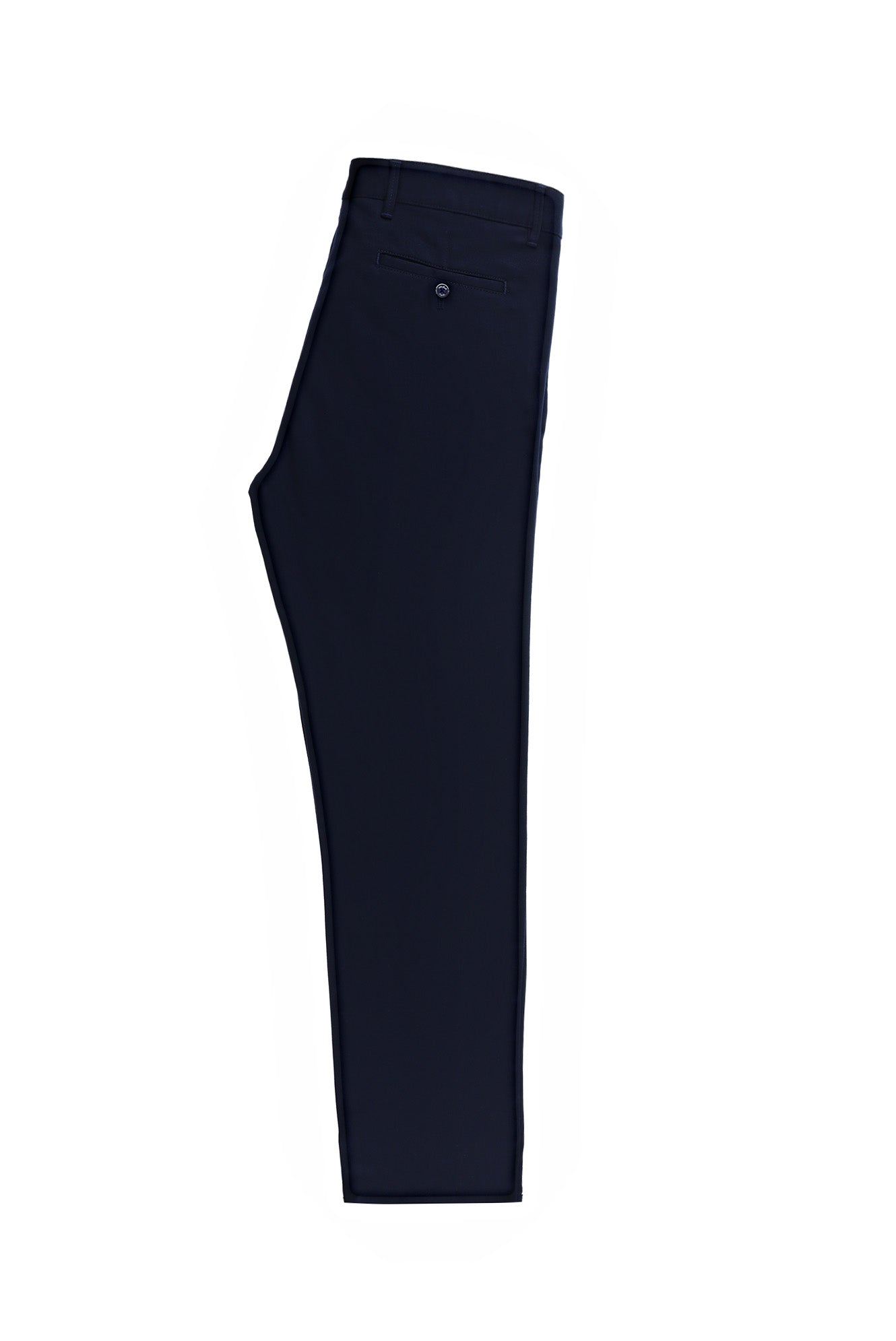 Koyu Lacivert Relaxed Fit Rahat Kesim Likralı Kanvas / Chino Pantolon