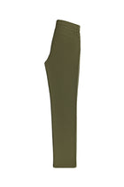 Orta Haki Regular Fit Likralı Kanvas / Chino Pantolon