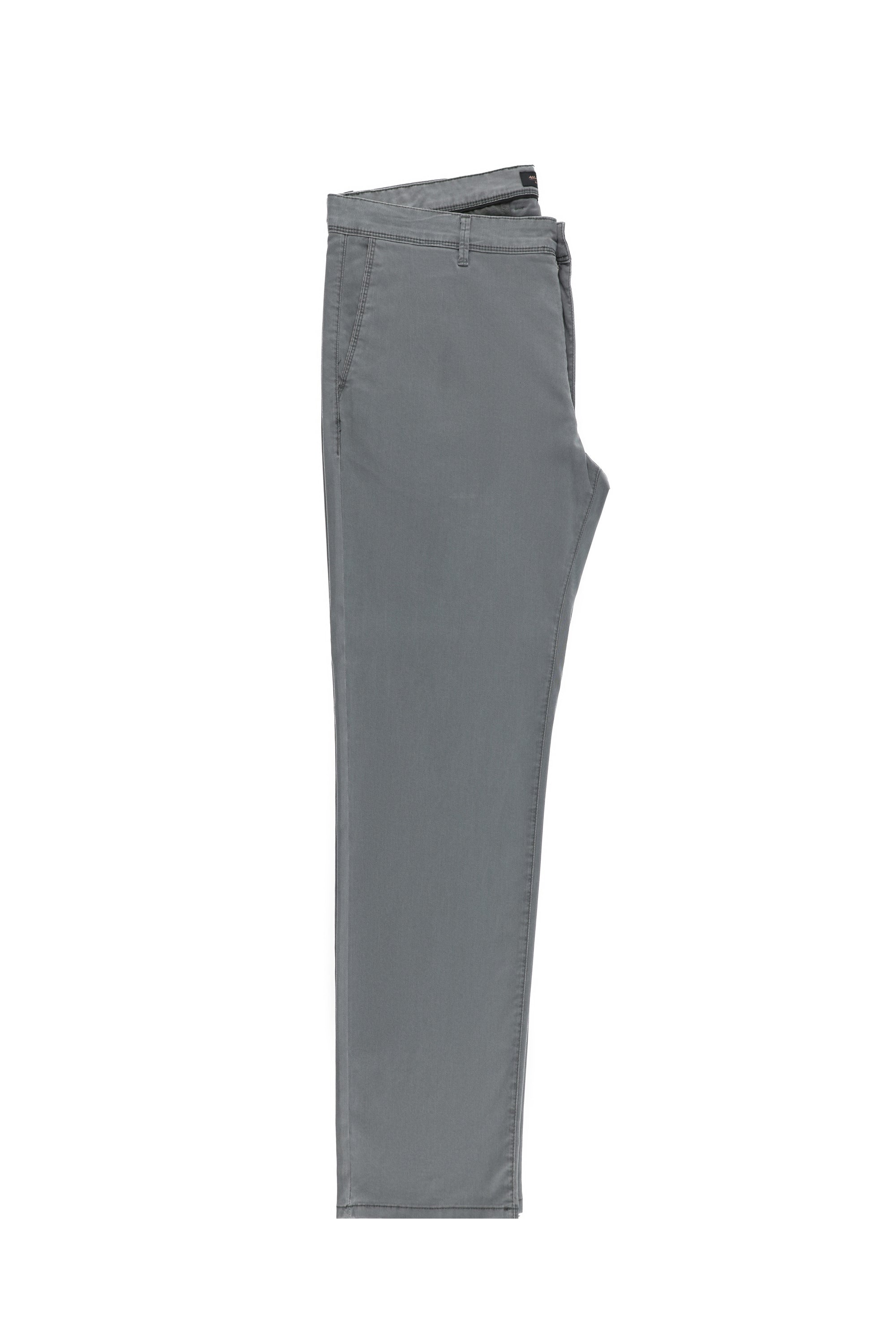 Orta Füme Regular Fit Standart Kesim Likral? Kanvas / Chino Pantolon-Abdullah Ki??l?