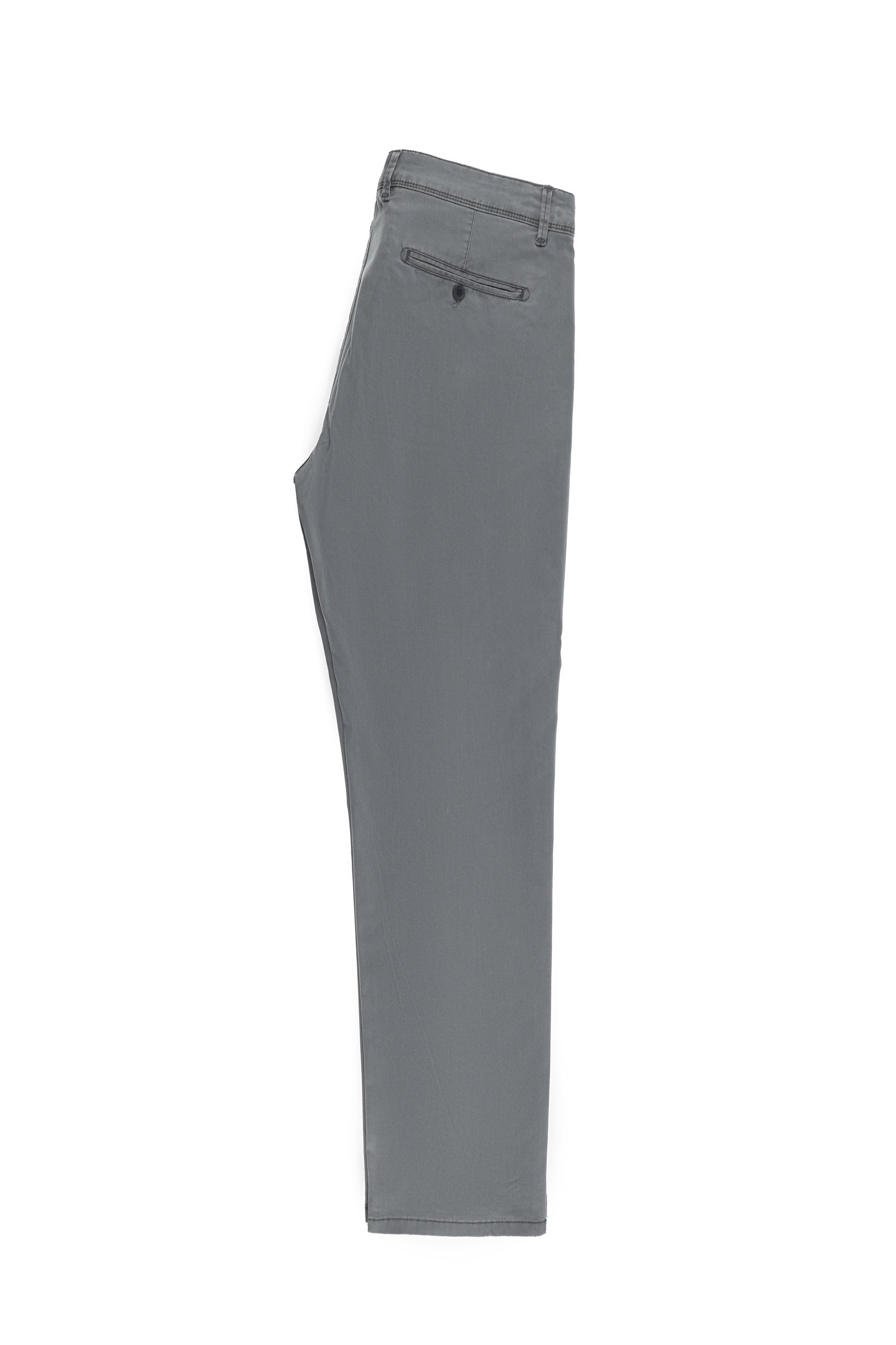 Orta Füme Regular Fit Standart Kesim Likral? Kanvas / Chino Pantolon-Abdullah Ki??l?