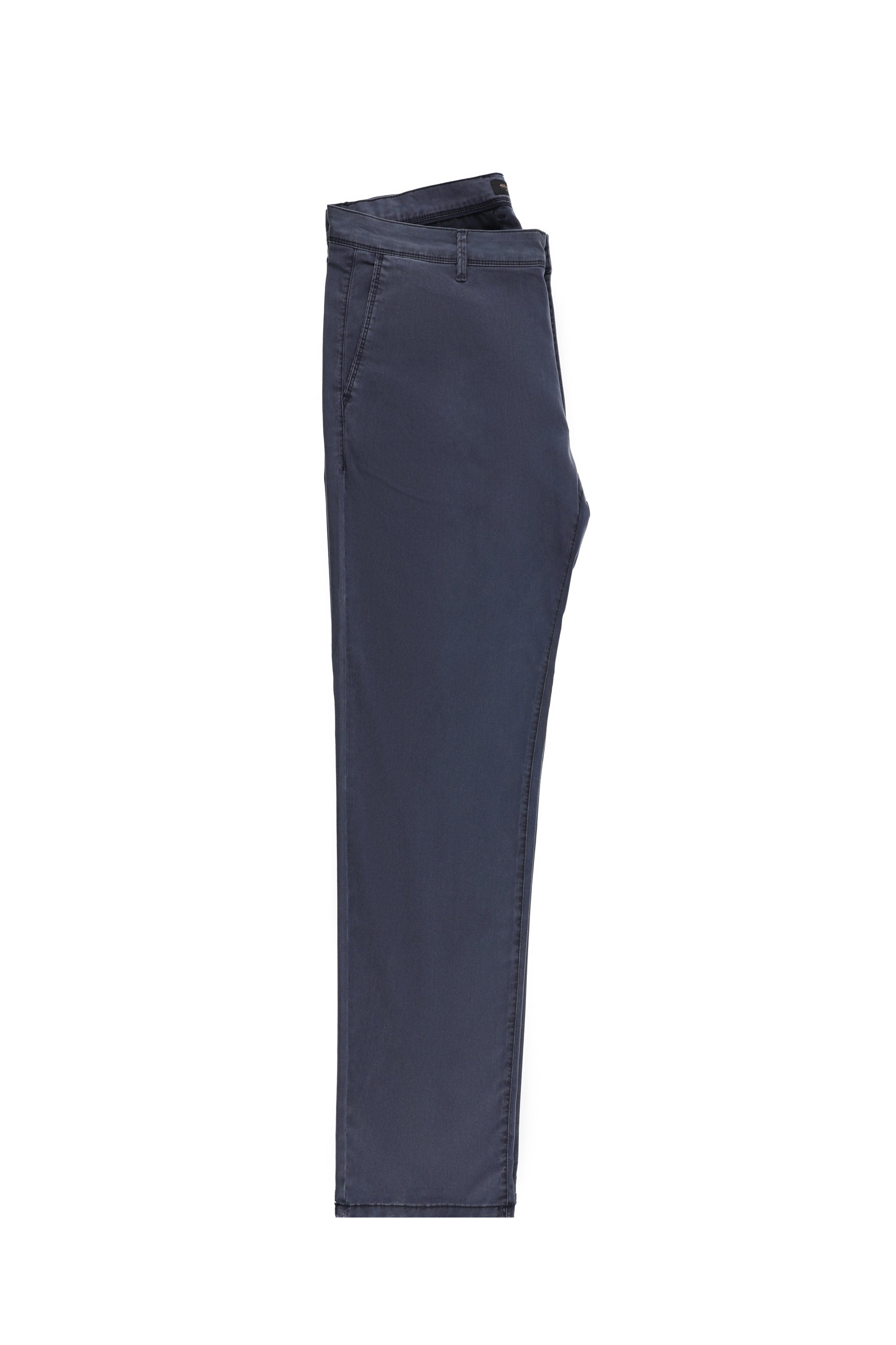 Orta Lacivert Relaxed Fit Rahat Kesim Likralı Kanvas / Chino Pantolon
