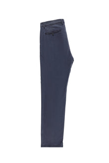 Orta Lacivert Regular Fit Standart Kesim Likral? Kanvas / Chino Pantolon-Abdullah Ki??l?