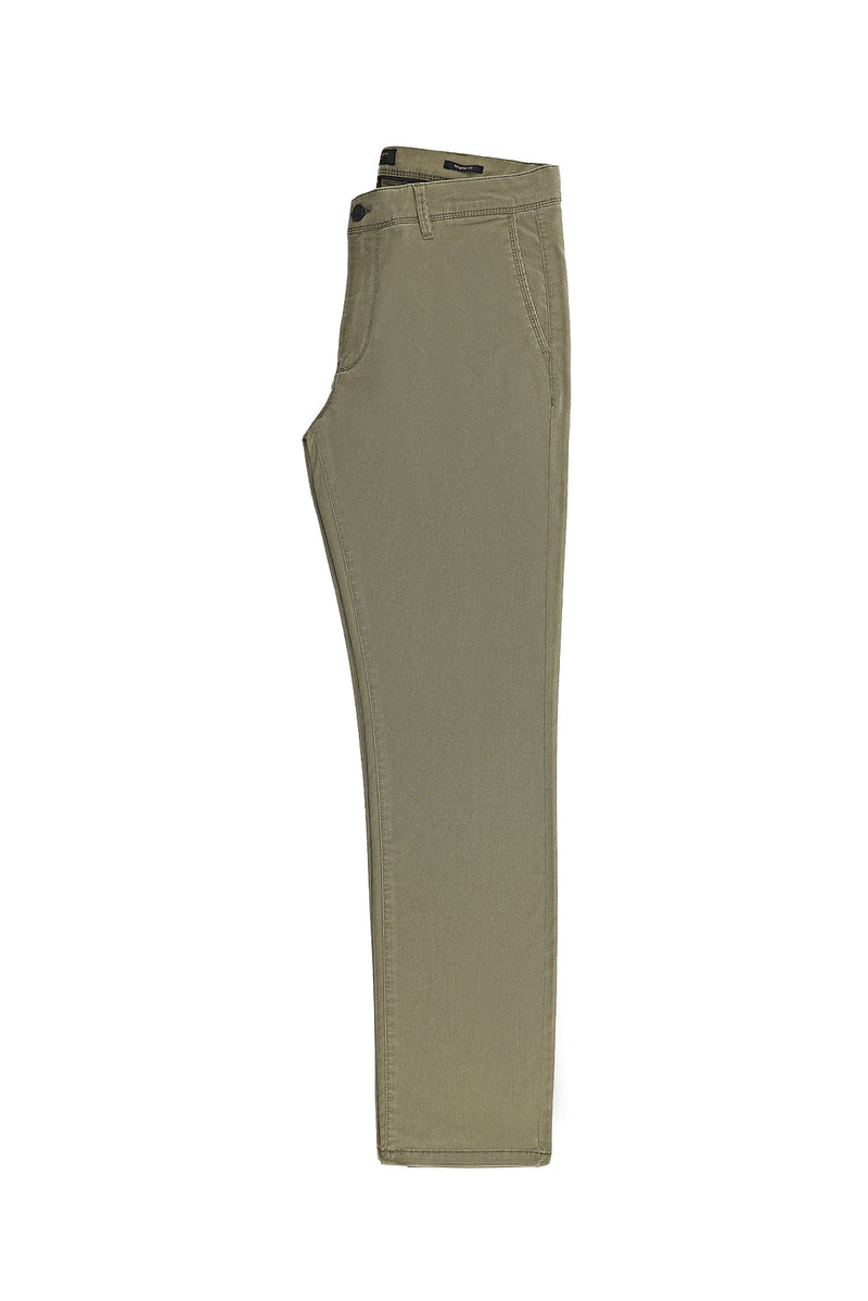 Taba Regular Fit Likralı Kanvas / Chino Pantolon
