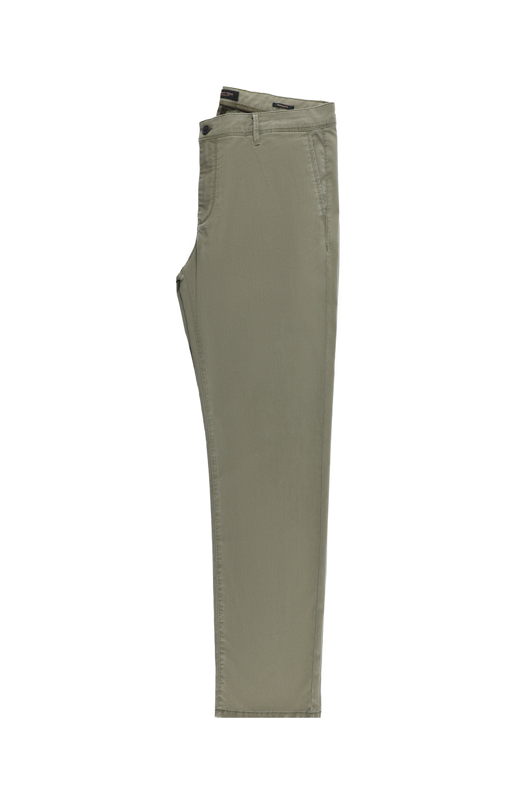 Açık Haki Regular Fit Likralı Kanvas / Chino Pantolon