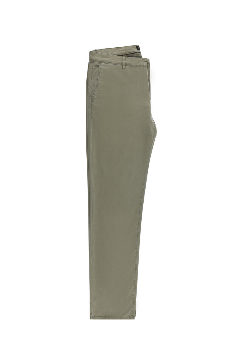 Açık Haki Relax Fit Rahat Kesim Likralı Kanvas / Chino Pantolon