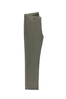 Orta Haki Regular Fit Likralı Kanvas / Chino Pantolon
